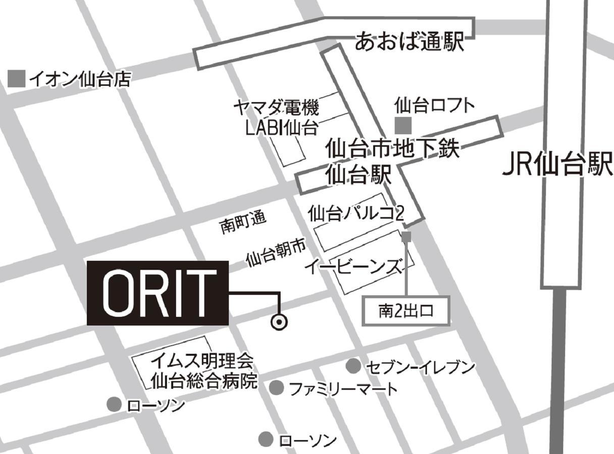 Orit Hostel & Cafe+Bar Lounge Sendai Exterior foto